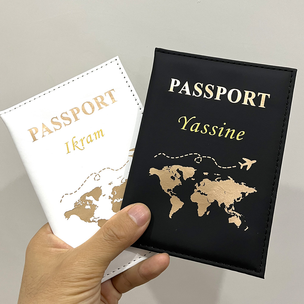 Travel Accessories Uk - New Cute Personalized Passport Cover Plane