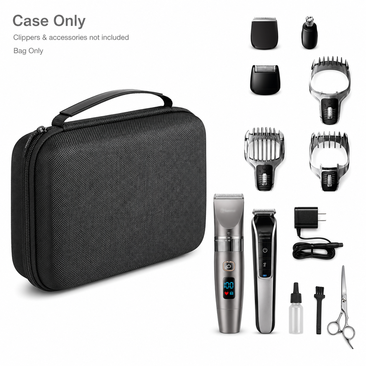 Travel Router Accessories - Hair Clipper Case for Wahl Andis,