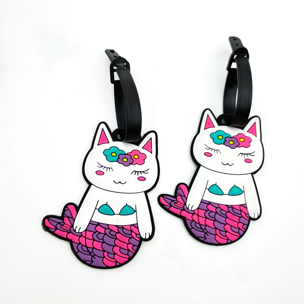 1PC/2PCS Cute Kitten Mermaid L - Travel Accessories Logo incelemesi ve fiyatı
