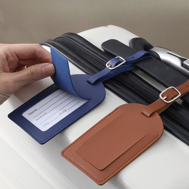 Women Men Luggage Tags PU Leat - Travel Accessories Unique incelemesi ve fiyatı