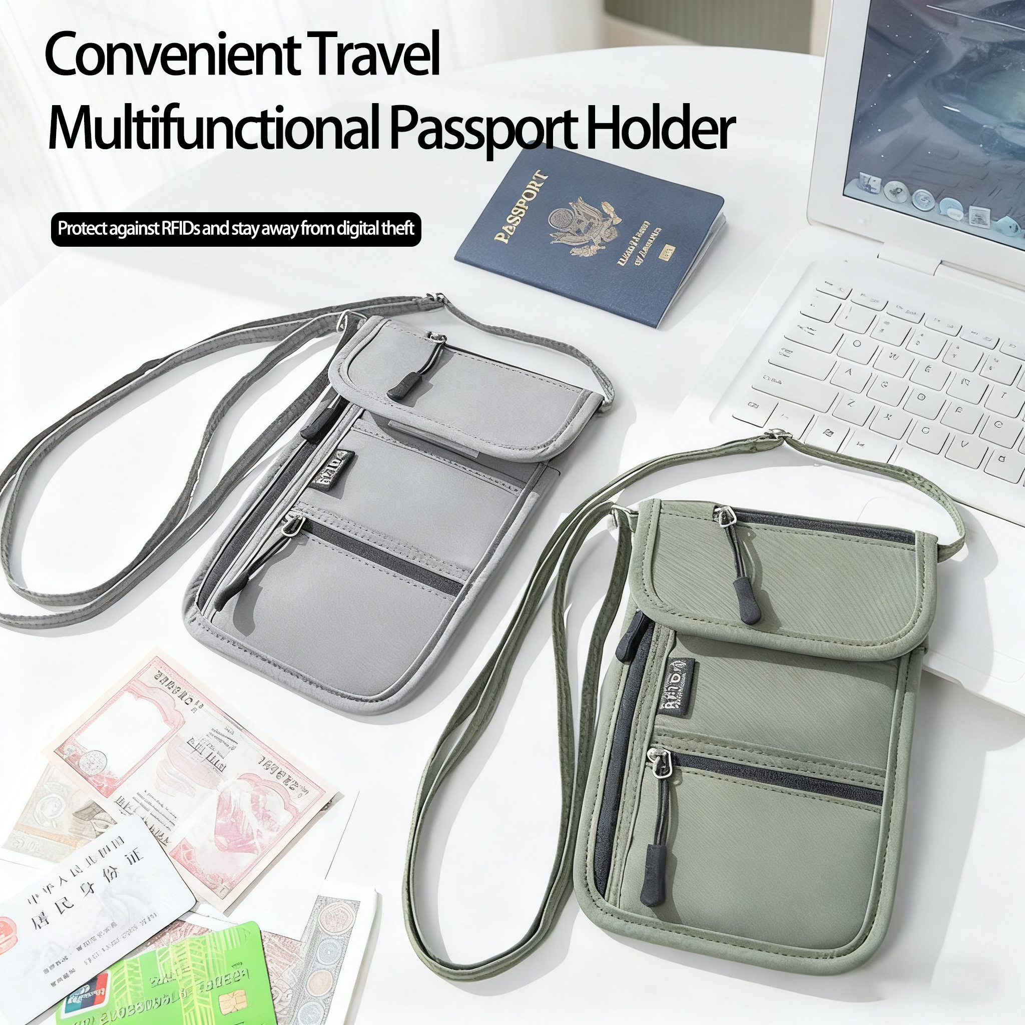 Personal Neck Wallet RFID Bloc - Travel Accessories Rfid incelemesi ve fiyatı