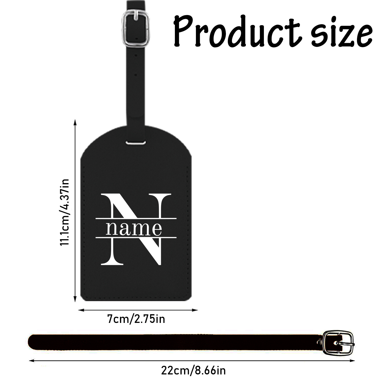 1pc,Personalize Luggage Tags,L - Travel Accessories Logo incelemesi ve fiyatı
