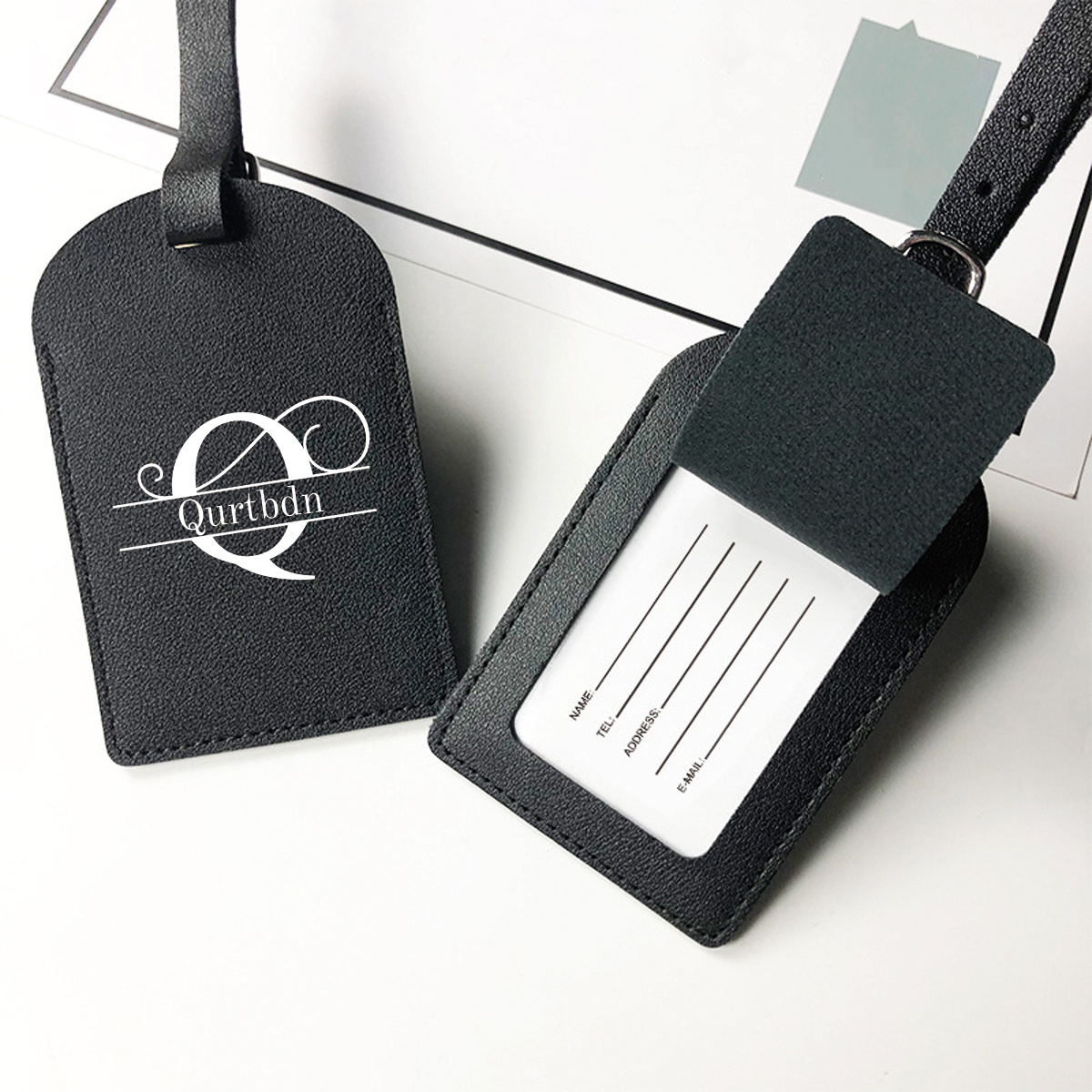 1pc,Personalize Luggage Tags,L - Travel Accessories Logo incelemesi ve fiyatı
