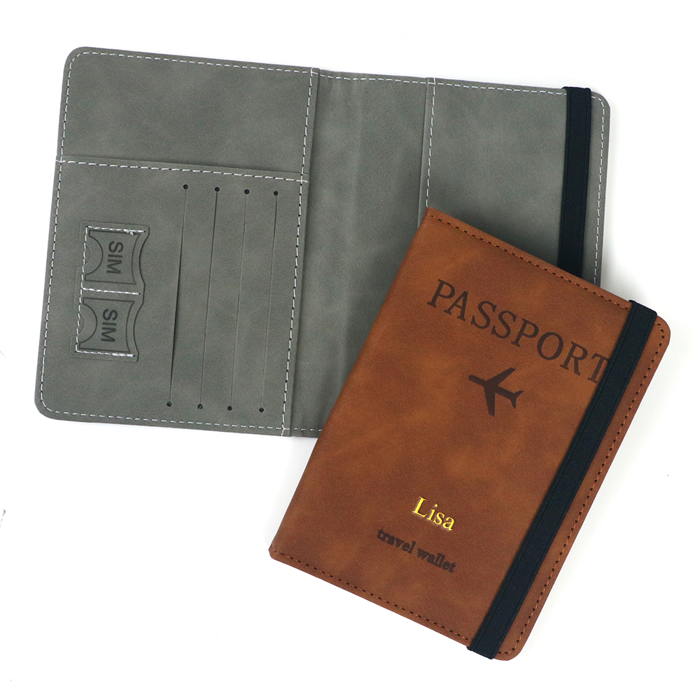 Customized name PU leather car - Travel Accessories Rfid incelemesi ve fiyatı