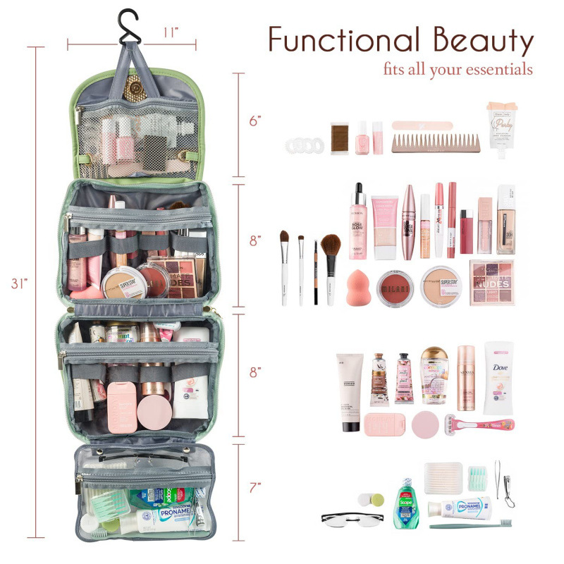 Waterproof Toiletry Bag Hangin - Travel Accessories Needed incelemesi ve fiyatı
