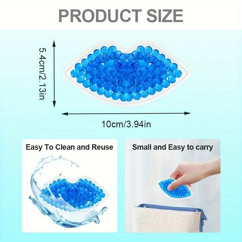 4pcs lip gel ice pack, reusabl - Travel Accessories Kit incelemesi ve fiyatı