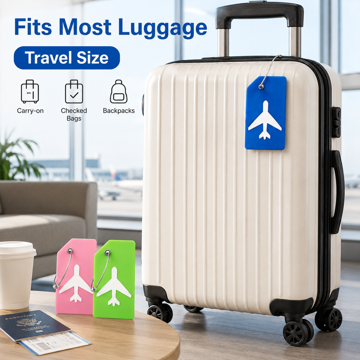 2/5PCS Silicone Travel Luggage - Travel Accessories Logo incelemesi ve fiyatı