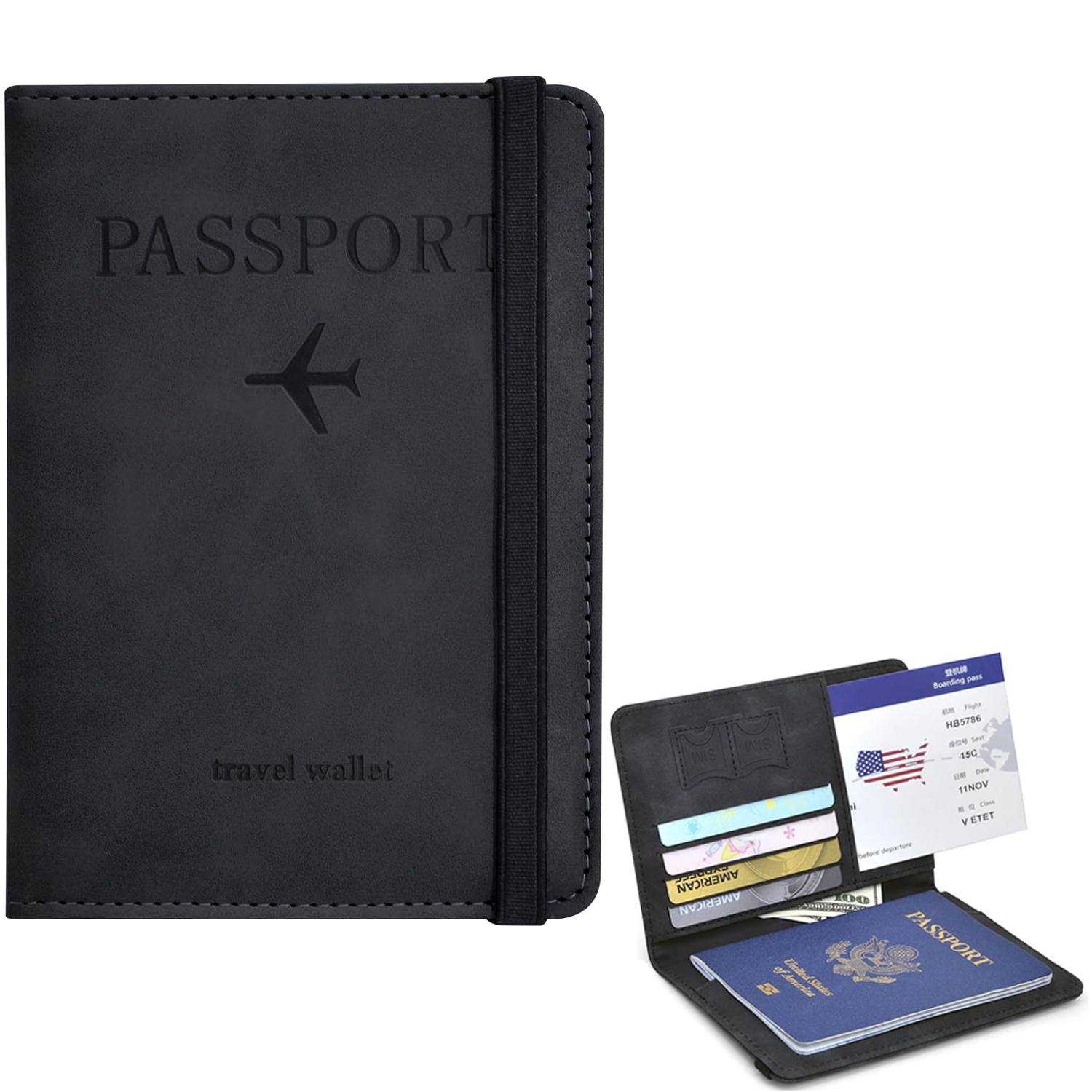 Passport Holder Wallet Cover T - Travel Accessories Rfid incelemesi ve fiyatı