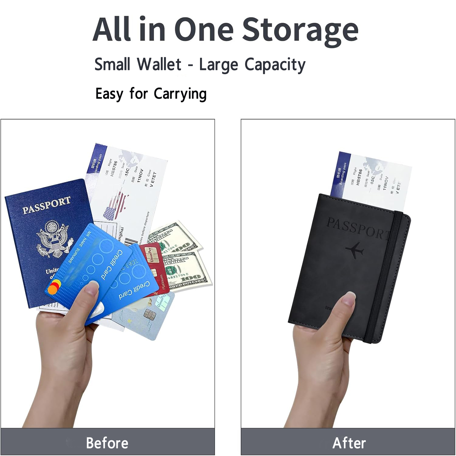 Passport Holder Wallet Cover T - Travel Accessories Rfid incelemesi ve fiyatı