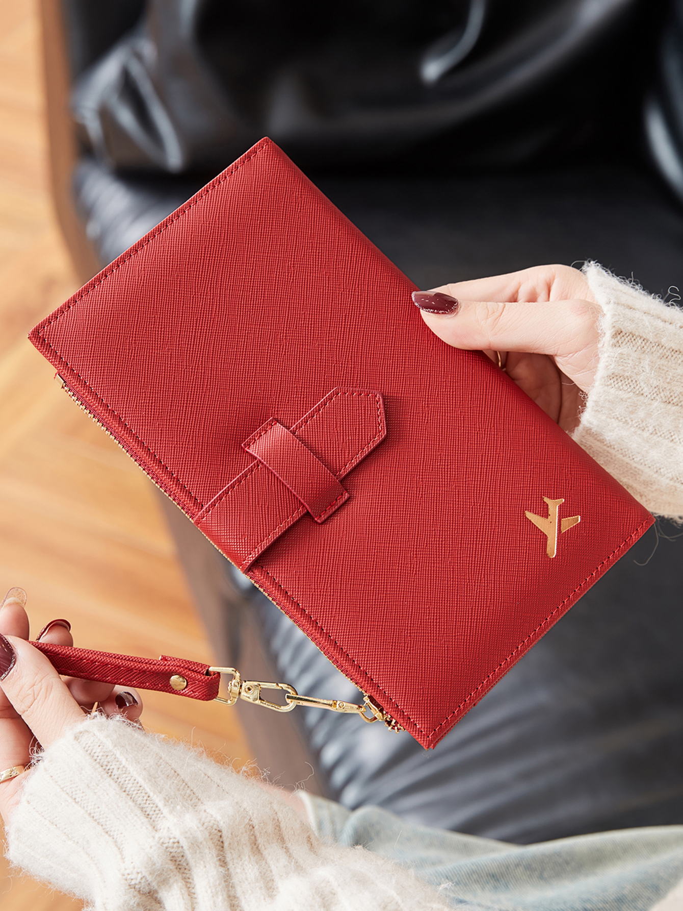 Fashionable PU leather airplan - Travel Accessories Rfid incelemesi ve fiyatı