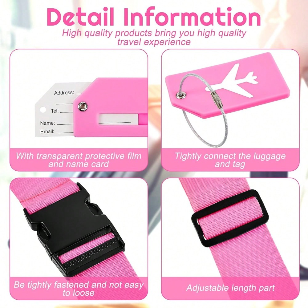 Luggage Strap Set with Luggage - Travel Accessories Kit incelemesi ve fiyatı