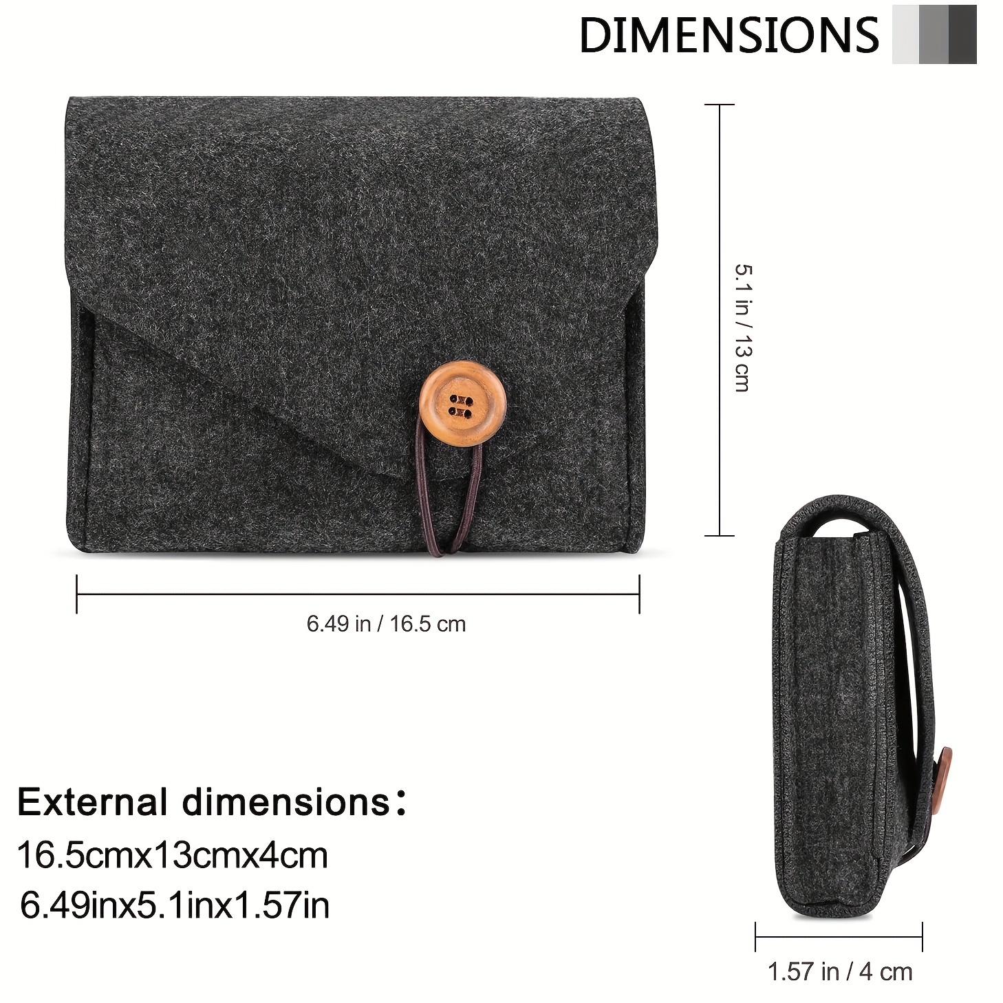 Portable Felt Storage Bag Outd - Travel Accessories Needed incelemesi ve fiyatı