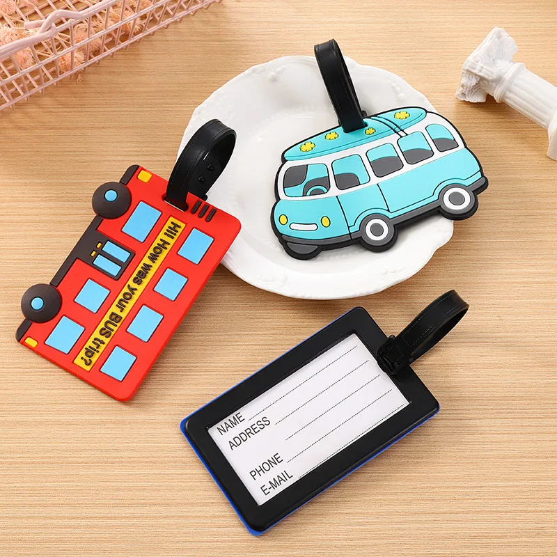 Cute Cartoon Cars PVC Silicone - Travel Accessories Logo incelemesi ve fiyatı