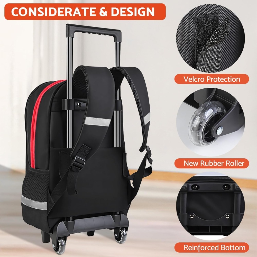 3PCS Kids Rolling Backpack for - Travel Router Accessories incelemesi ve fiyatı