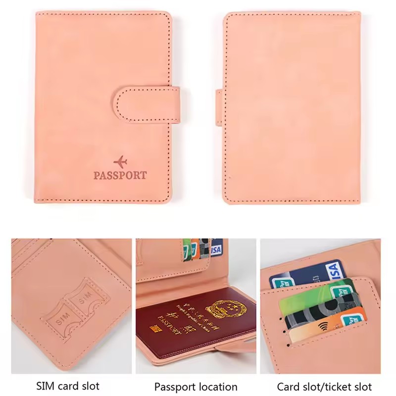 Leather Passport Holder Cover  - Travel Accessories Rfid incelemesi ve fiyatı