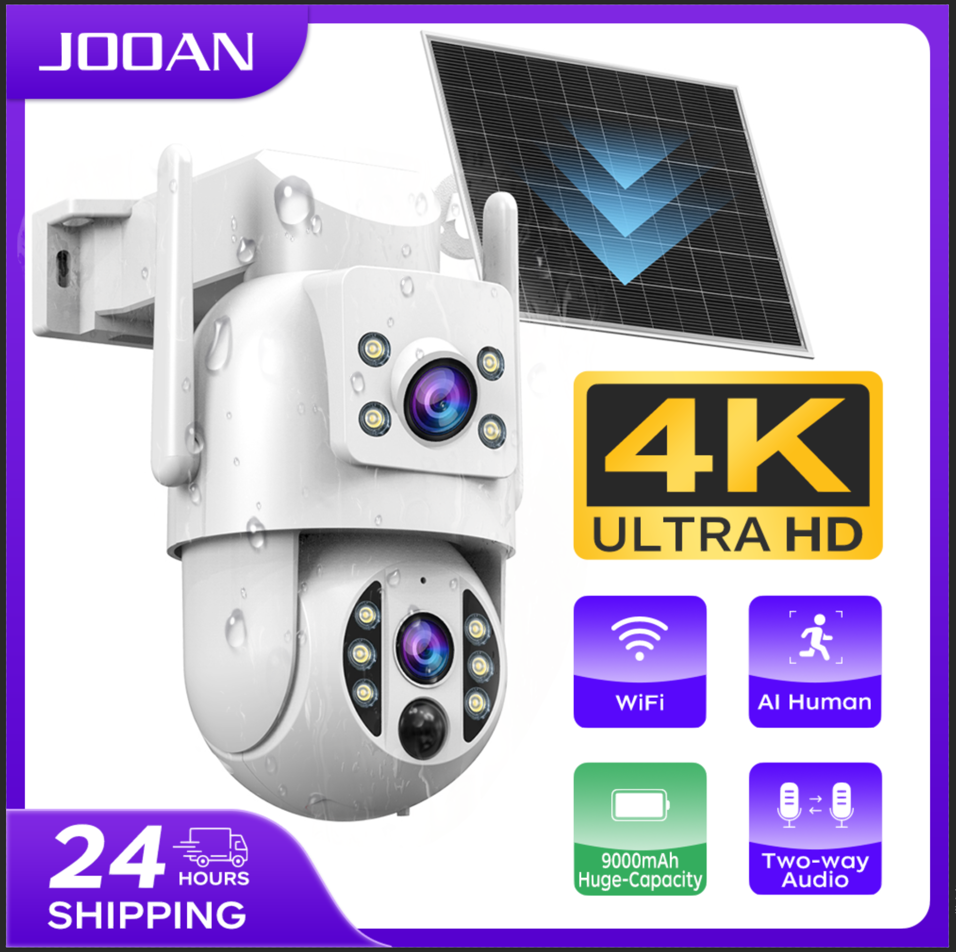 JOOAN 4K WiFi Solar Camera Dua - Travel Accessories Uk incelemesi ve fiyatı