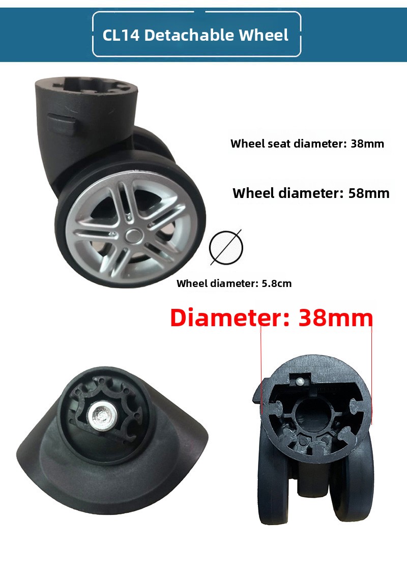Detachable Luggage Wheel Acces - Travel Router Accessories incelemesi ve fiyatı