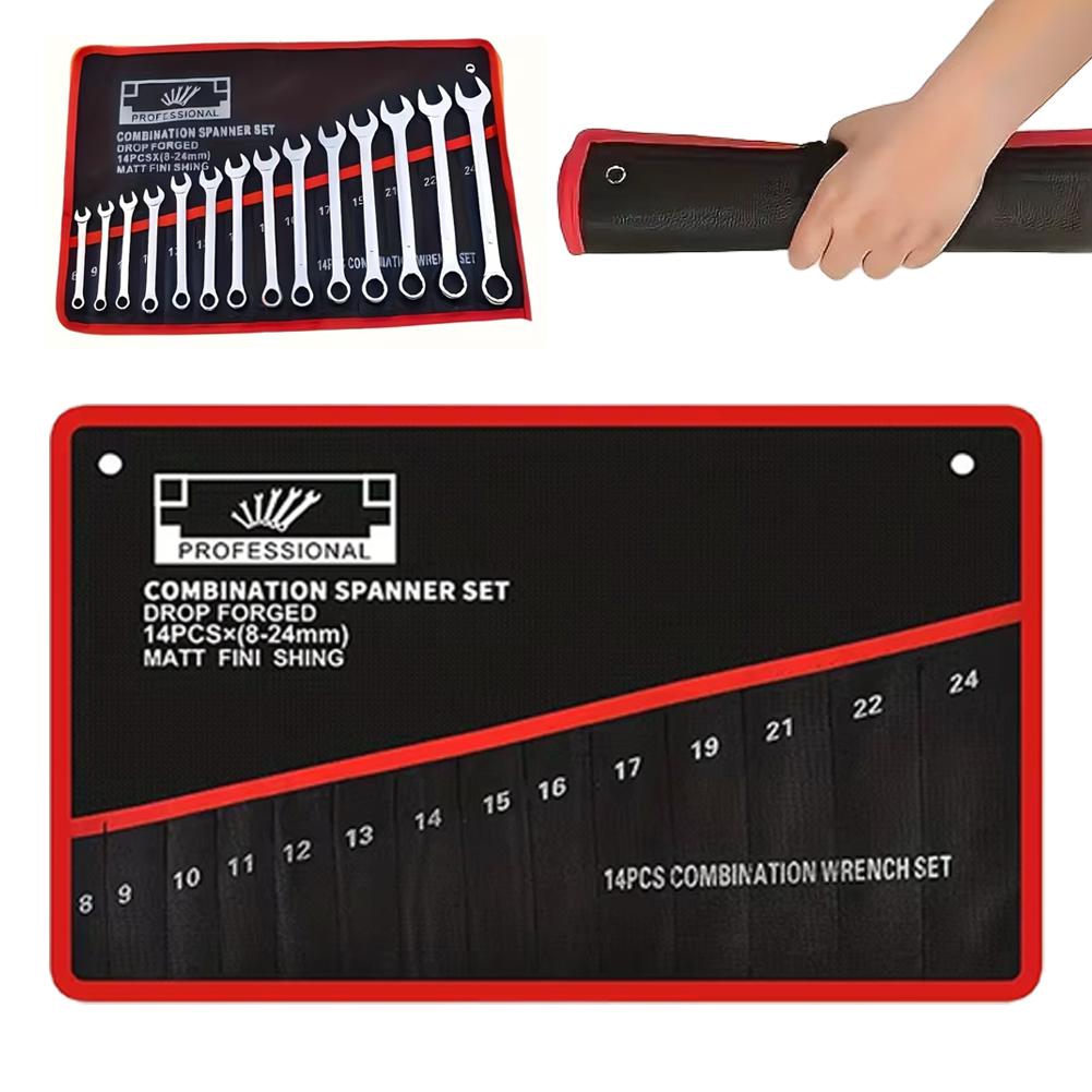 14 Pockets Roll Up Wrench Tool - Travel Router Accessories incelemesi ve fiyatı