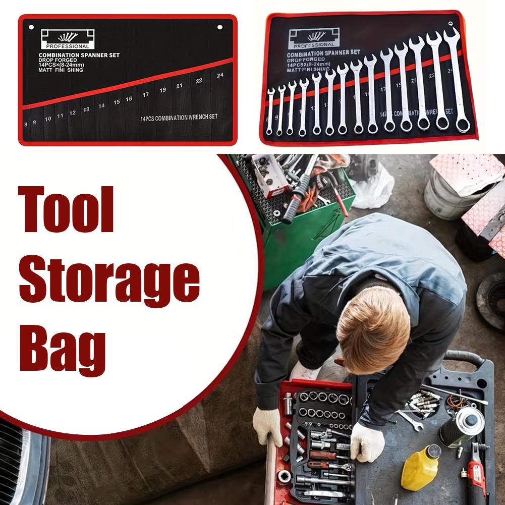 14 Pockets Roll Up Wrench Tool - Travel Router Accessories incelemesi ve fiyatı