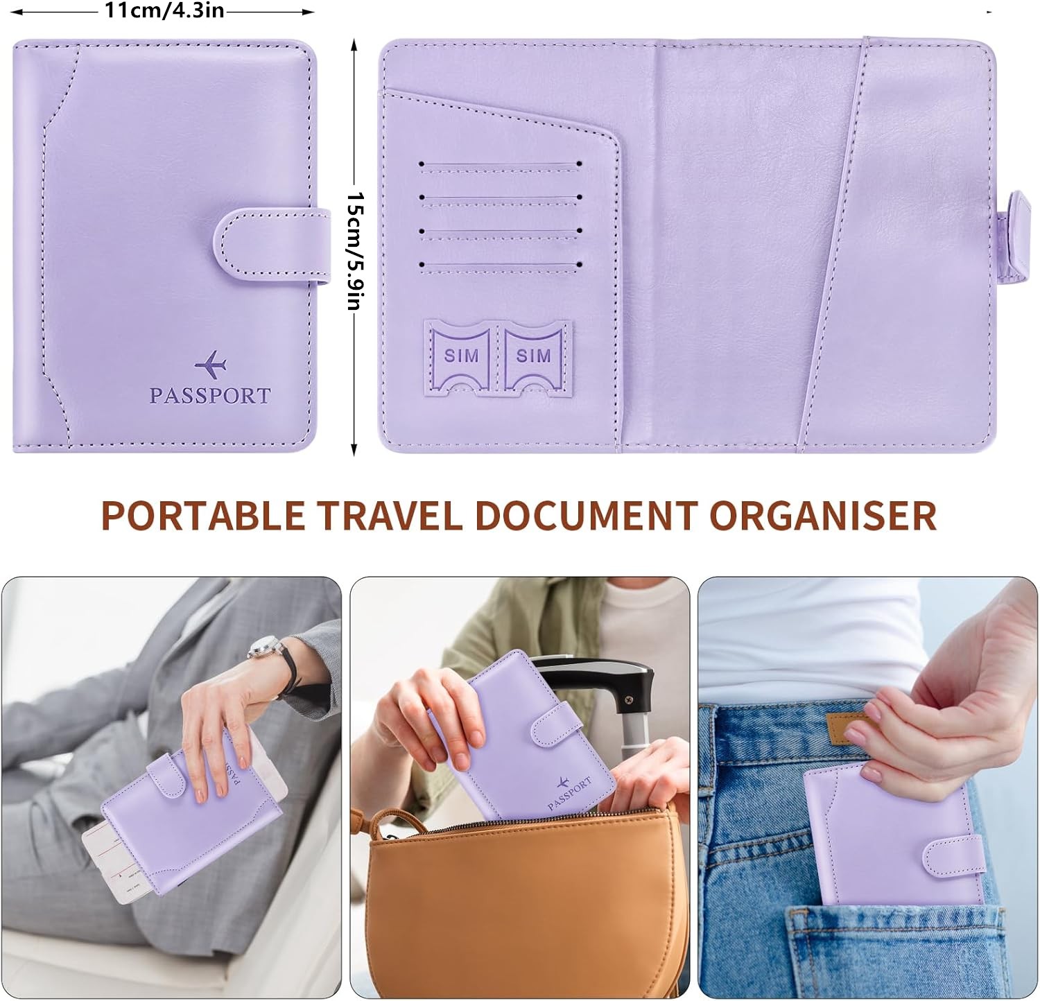 Passport Holder for Travel Cru - Travel Accessories Rfid incelemesi ve fiyatı